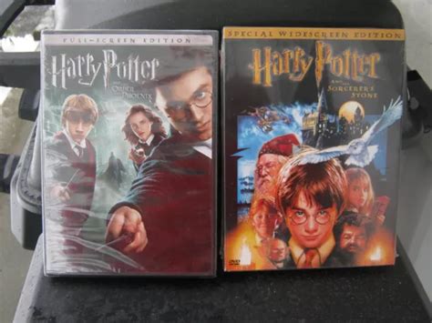 HARRY POTTER SORCERER'S Stone 2002 & And The Order Of The Phoenix 2007 2 DVD's $19.95 - PicClick