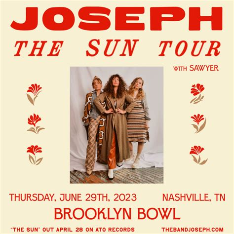 Joseph in Nashville at Brooklyn Bowl Nashville