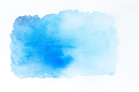 Premium Photo | Blue watercolor paint stroke gradient color combination on drawing paper use as ...