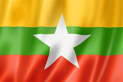 Flags, Symbols, & Currencies of Burma - World Atlas