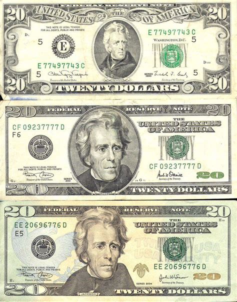 A LOOK BACK: Evolution of the $20 Bill | Coin Collectors Blog