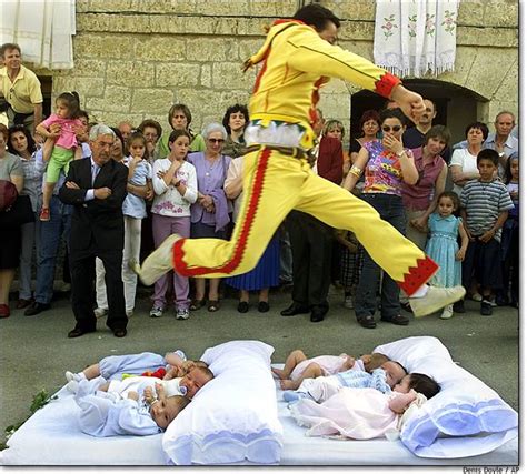 DECK THE HOLIDAY'S: EL COLACHO-THE BABY JUMPING FESTIVAL FROM SPAIN!