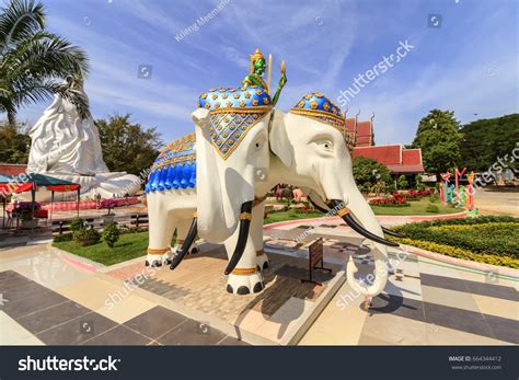 Erawan Elephant Airavata Mythological White Elephant Stock Photo ...