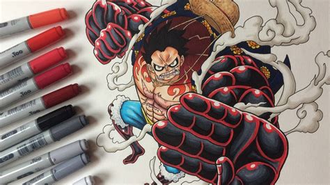 Luffy - Gear 4 | Drawing, Nghệ thuật về mực, Nhật ký nghệ thuật