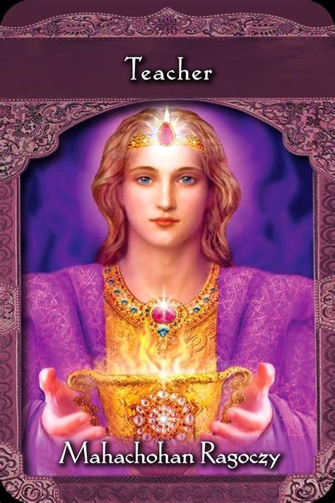 Ascended masters oracle cards - Mahachohan Ragoczy Teacher | Ascended masters, Ascended masters ...