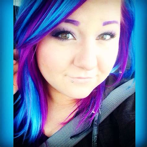 Purple and blue hair Ion Color Brilliance Brights Semi-Permanent Hair ...