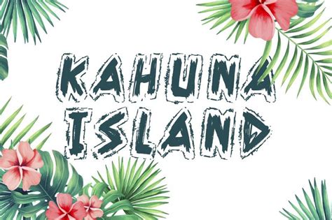 40+ Best Free and Premium Hawaiian Fonts | Lettering alphabet fonts ...