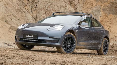 Tesla's Model 3 EV Sedan Looks Surprisingly Good Prepped for Off-Roading | Tesla model, Sedan, Tesla