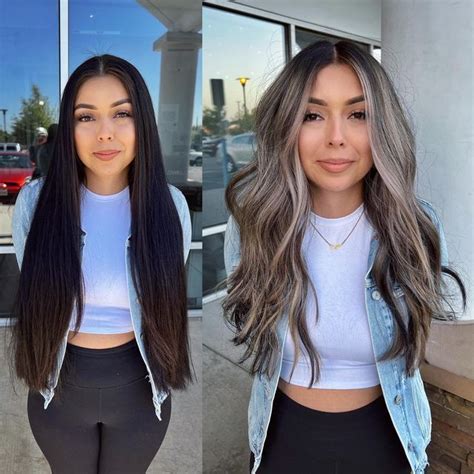 Giselle Hair Transformation: Black Hair Balayage to Blonde