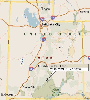 Boulder, Utah Map 4