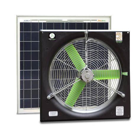 20" BLDC Snap-Fan Solar Kit | Fogco Environmental Systems