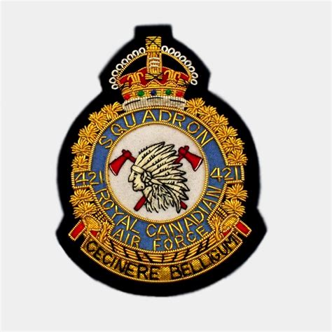 421 Squadron Blazer Badge – Royal Air Force ( RAF )