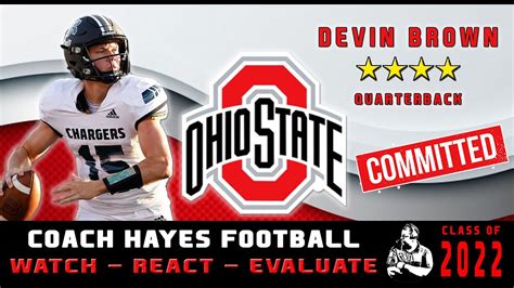 4⭐ QB Devin Brown Highlights | Ohio State flips the top QB from USC # ...