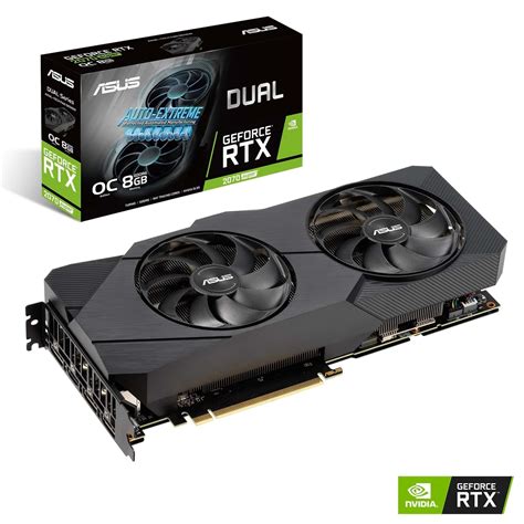 Asus GeForce RTX 2070 SUPER Dual EVO OC DUAL-RTX2070S-O8G-EVO 8GB GDDR6 ...