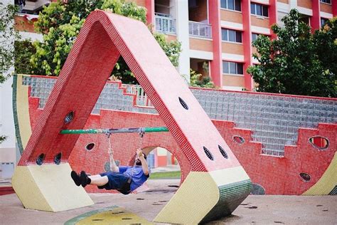 Burntfeather: Watermelon - Mosaic Playground of Singapore in 2024 | Playground design ...