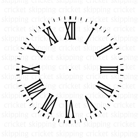 Uhr Gesicht Svg Dxf Eps geschnitten Datei für Cricut - Etsy.de