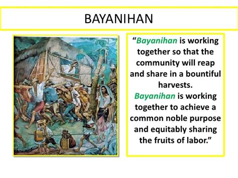 LESSON 3: FILIPINO VALUES: BAYANIHAN