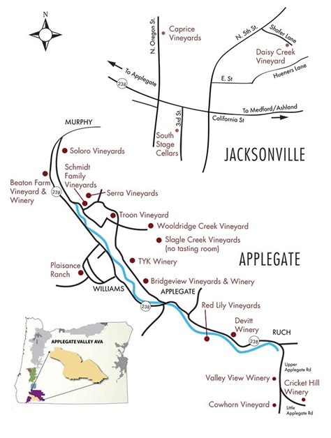 Downloadable Maps – Southern Oregon Winery Association – Your Guide to ...