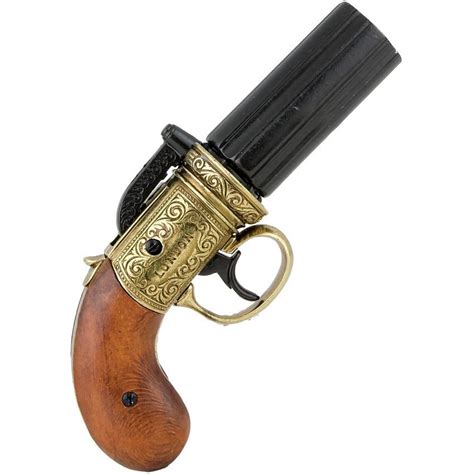 Denix 5071 Pepperbox Revolver Replica - Knife Country, USA