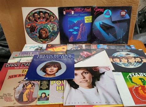 20 Vintage Rock and Roll Albums - Sherwood Auctions