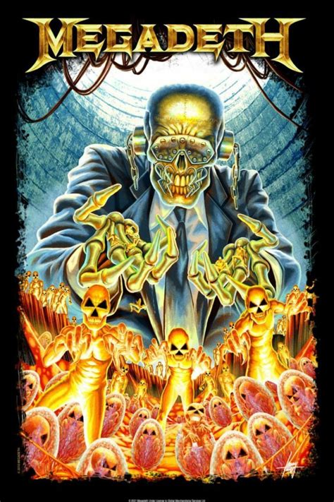 Megadeth Various Art poster by Megadeth Official Brand Shop