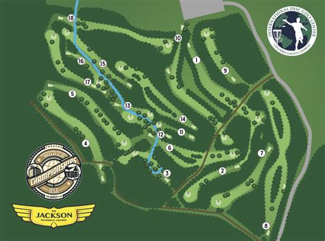 2017 Pro Worlds - WR Jackson Course Map | Professional Disc Golf Association