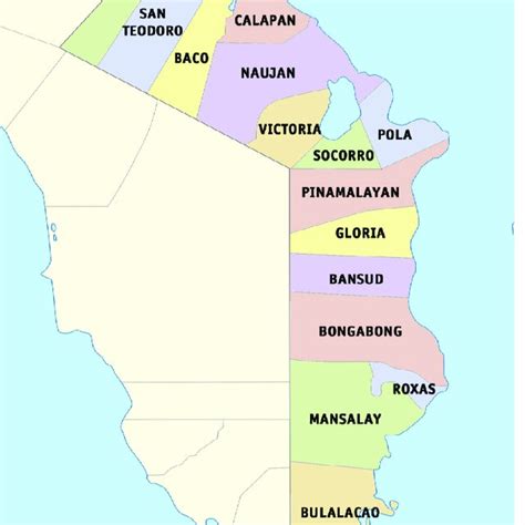 Map of Oriental Mindoro, Philippines | Download Scientific Diagram