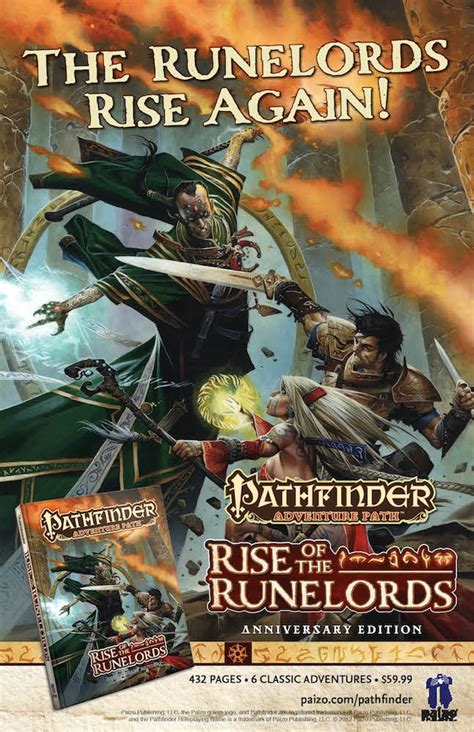 Rise Of The Runelords Anniversary Edition Player's Guide : Rise Of The Runelords Base Set ...