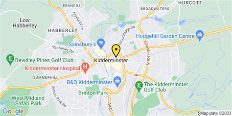 Kidderminster Town Centre Map