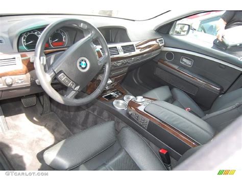 Black/Black Interior 2004 BMW 7 Series 745i Sedan Photo #46668995 ...