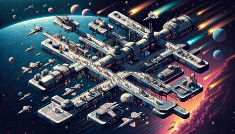 SciFi Futuristic Space Station Wallpaper, HD Artist 4K Wallpapers, Images and Background ...