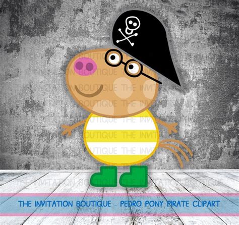 Peppa Pig Clipart Pedro Pony Pirate