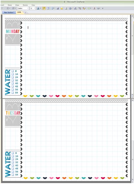 Onenote Bullet Journal Template Database