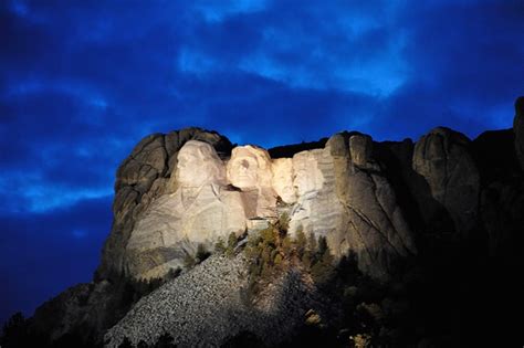 Memorial Lighting History - Mount Rushmore National Memorial (U.S ...