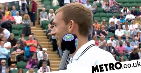 Wimbledon crowd interrupt Dan Evans post-match interview after Lopez ...