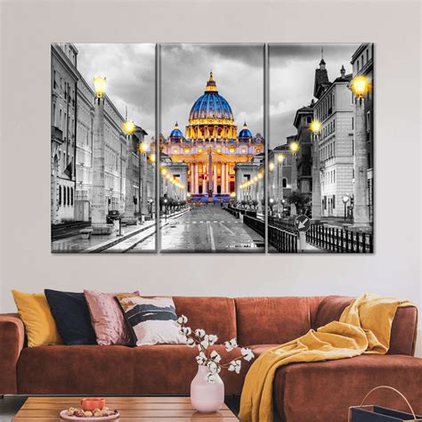 St. Peters Basilica Vatican City Wall Art: Canvas Prints, Art Prints ...