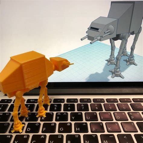 Free STL file Simple AT-AT with Tinkercad ・3D printing design to ...