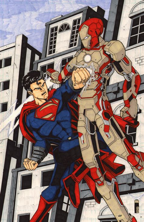 Iron Man Vs Superman (FCBD 2013) by A-Rob on DeviantArt