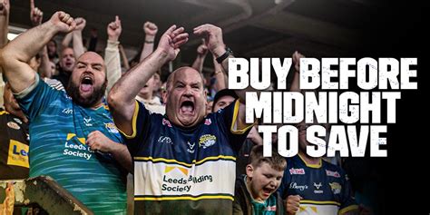 Leeds Rhinos on Twitter: "🚨 Last chance to save £3 on match day ticket ...