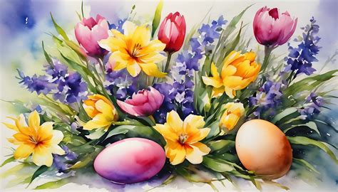 Flowers Blossoms Easter Egg Free Stock Photo - Public Domain Pictures