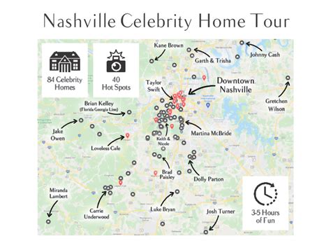 Download the most popular Nashville Celebrity Homes Tour Map for all ...