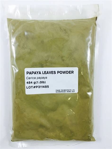 PAPAYA LEAVES POWDER – Trade Technocrats Ltd