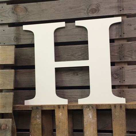 Etsy Wooden Letter | Big Letter H | Rustic Letter Cutout | Custom Design | Wedding Letter | Wall ...