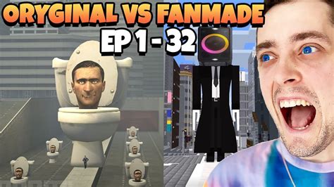 Skibidi Toilet Original Vs Fanmade All Episodes All Seasons Lankybox ...