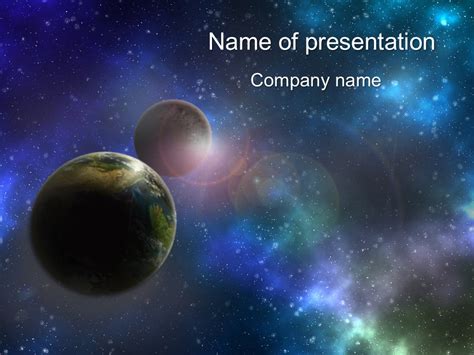 Download free Big Planets PowerPoint template for presentation