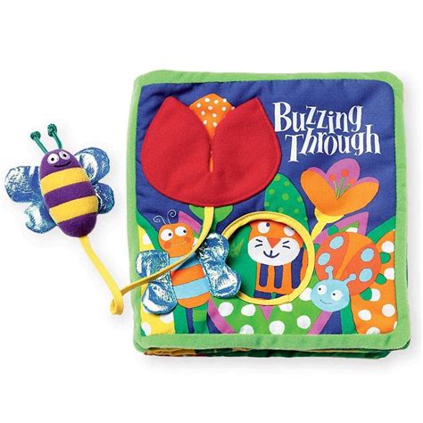 Manhattan Toy Soft Activity Book with Tethered Toy, Buzzing Through ...