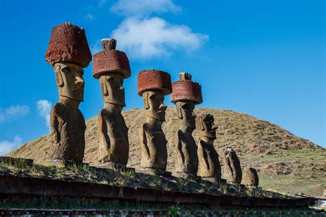 moai statue 5 stock image, easter island, chile - Sean Bagshaw Outdoor ...