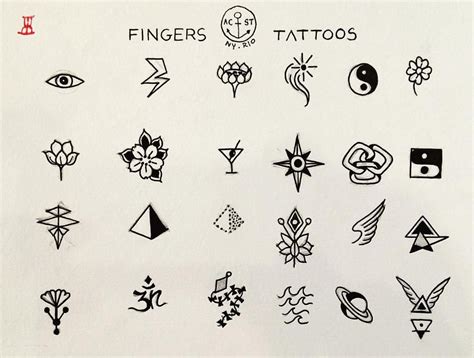 Small tattoos perfect for any digit 👌 👌 👌 | Tattoos, Finger tattoos ...