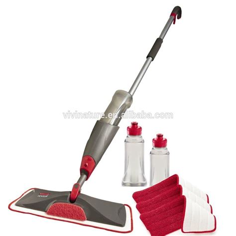 Water Spray Mop With Microfibre Cloth Floor Tiles Sweeper Cleaner New ...