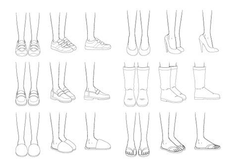 How To Draw Manga Shoes - Manga